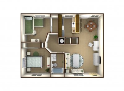 Floradora Palms Apartments 2 Bedrooms Fresno 0