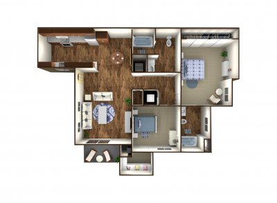 The Boardwalk Luxury Apartments 2 Bedroom Bakersfield 0