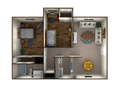 West Chester Place Apartments Two Bedroom Bakersfield 0